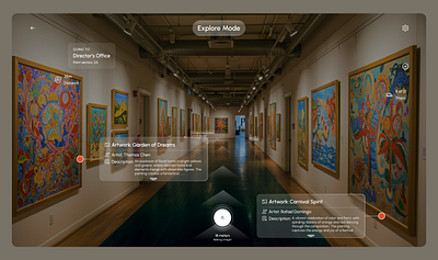 Day 73 | Virtual Reality UI | 100 Days UI Challenge 100 days design design inspiration desktop figma mobile ui uiux ux