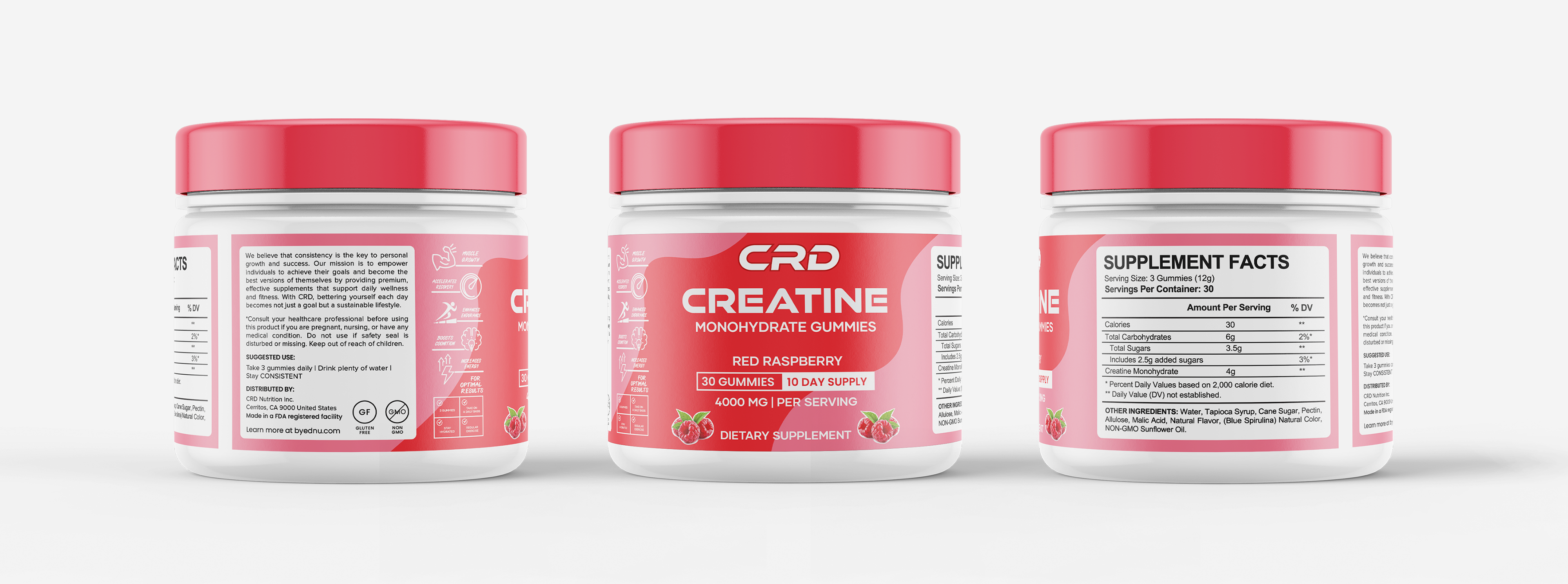 Example of Supplement Packaging Design & 3D Mockup