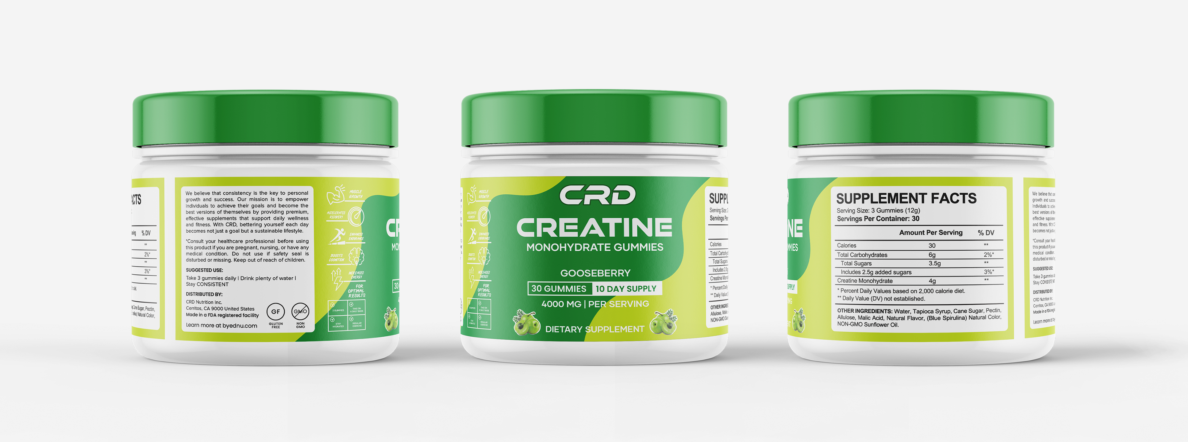 Example of Supplement Packaging Design & 3D Mockup