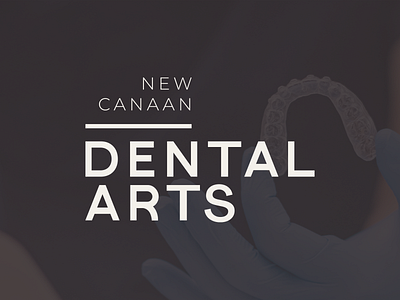 New Canaan Dental Arts Branding art logo arts brand design brand identity branding branding design custom r dental logo dental office dentist dentistry identity design lettering linear logo logo logo design medical branding medical logo teeth typographic logo