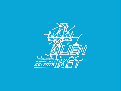 Vietnamese Assembly of God Church Summer Camp 2025 2025 blue camp christian church connect connection design dots ldk ledangkhoa lien ket logo modern oregon portland summer summer 2025 summer camp tinlanh