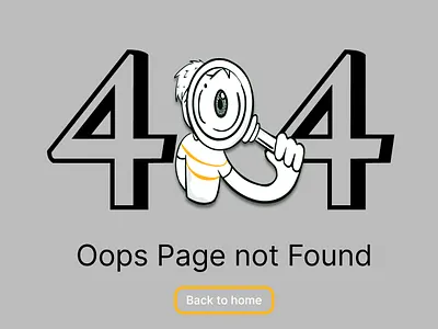 404 Error Page - Rebound shot 404 page error page rebound rebound shot uiux design web design