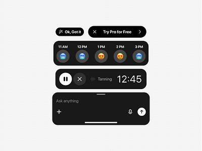 Tan AI Components design ui uidesign uiux