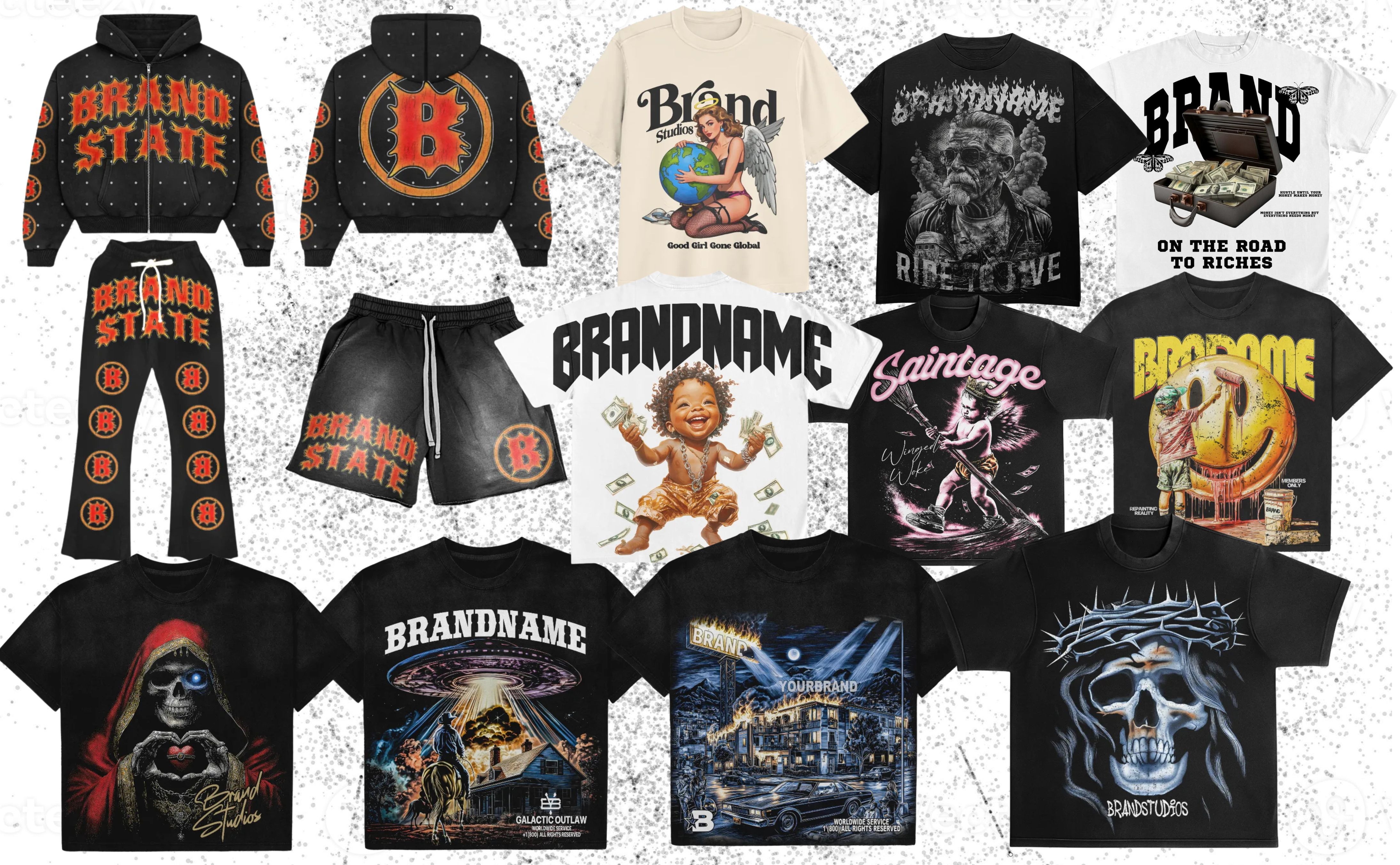 Example of Streetwear Y2k Clothing Brand Designer