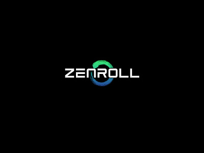 ZENROLL LOGO branding brush design gradient illustrator logo minimal ryzen techlogo technology vector zen circle zen circle brush zenroll