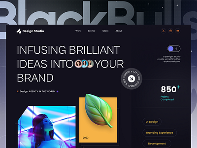 business agency web ui design agency agency website branding branding design business ui business website clean ui design hero section minimal modern ui saas website ui ux web web design website design
