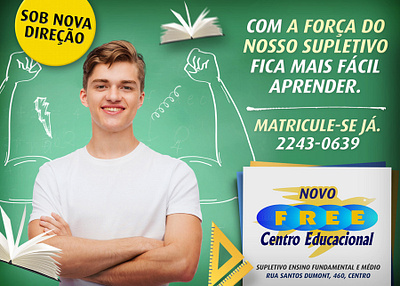 Campanha Supletivo ✅ Free Educacional branding graphic design