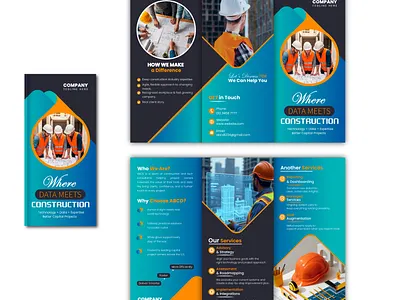 Modern Trifold Brochure Design branding brochure brochure design business brochure corporate brochure design graphic design illustration layout design print design print layout trifold brochure vector visual identity