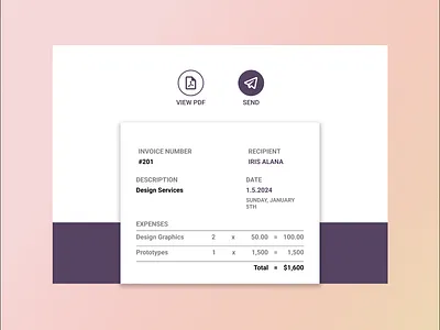 #DailyUI #Day46 #Invoice #DailyChallenge dailychallenge dailyui day46 invoice