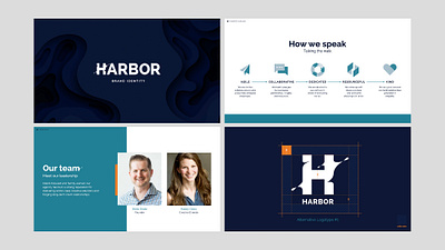 HARBOR Brand Identity brand identity branding colorful design graphic design logo logo design