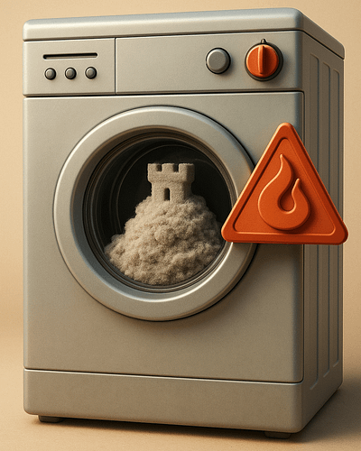 Fix Lint Buildup Before It Becomes a Fire Risk 3d fix clothes dryer lint