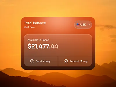 Gradient Wallet Card branding fintech card fintech design glass wallet madewithfigma ui ui design wallet card