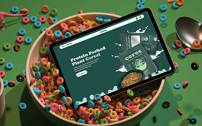 Ceres Cereal animation branding cereal design figma graphic design illustration ui ux web design web development webflow