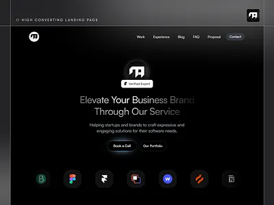 High Converting Landing Page UI Design business page business website landing page design landing page development landing page inspiration landing page ui portfolio portfolio inspiration portfolio landing page portfolio website responsive landing page ui ui design