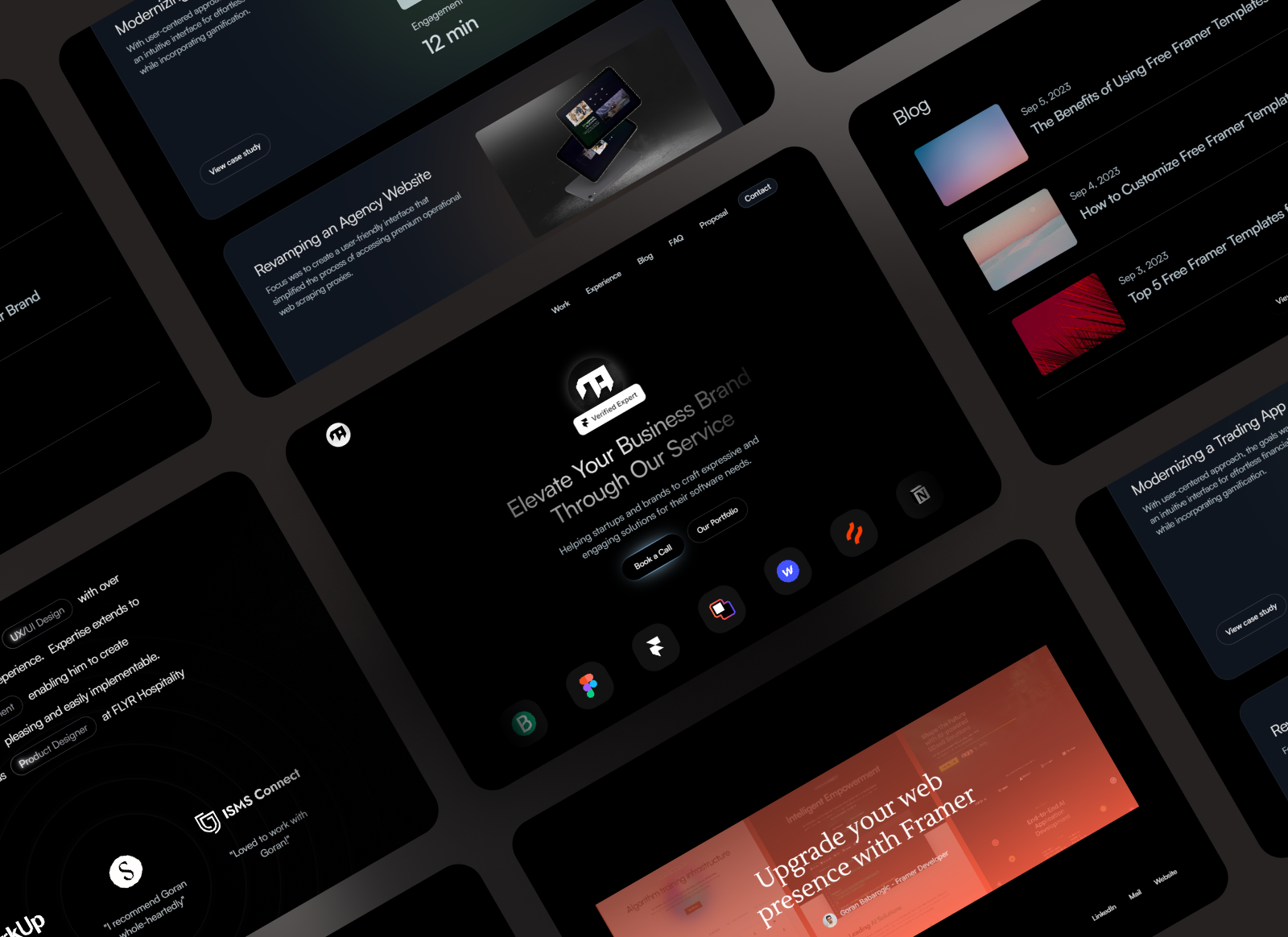 Example of Framer Landing Page Design + Development