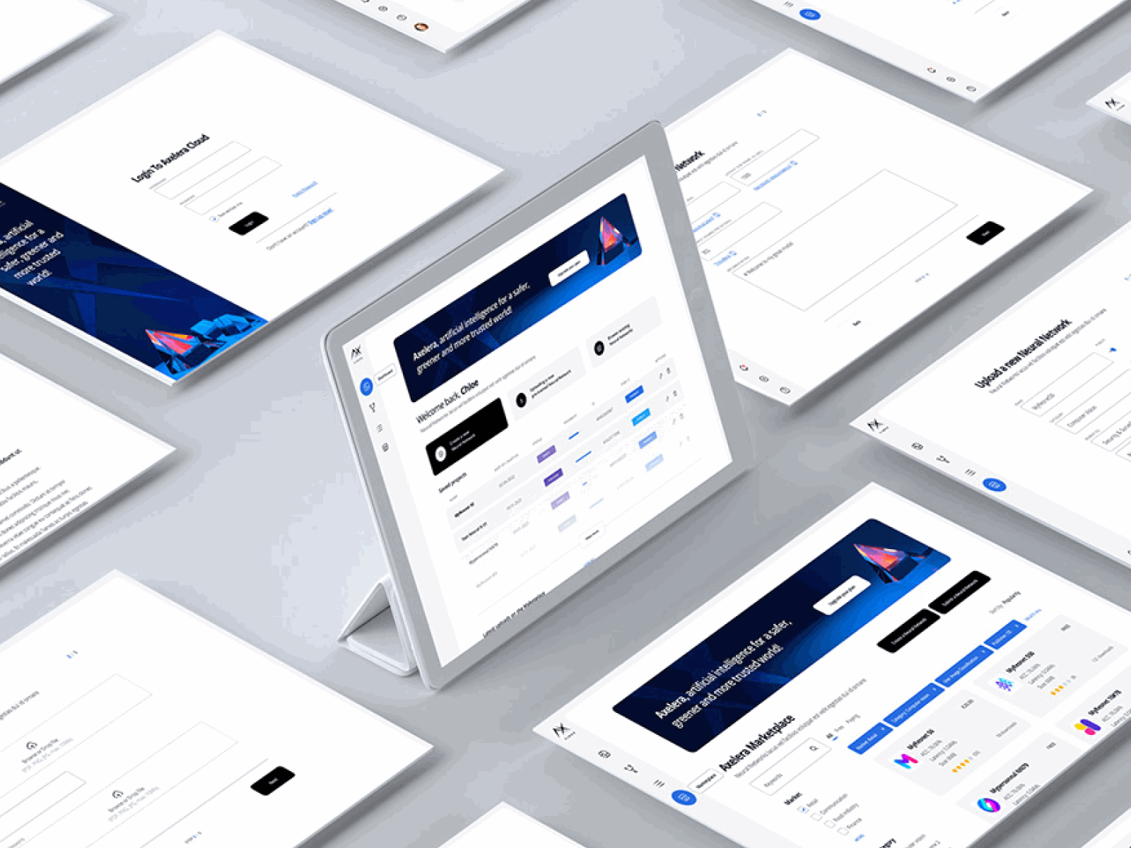 Axelera web app ai app automatio belgium branding brussels ux web app