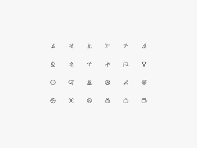 Sport Icons Pack app iconography icons pack sport ui