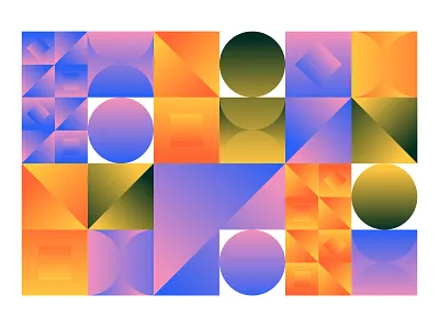 Shapes and Colors brand identity branding costa rica geometric geometric design identity illustration ui