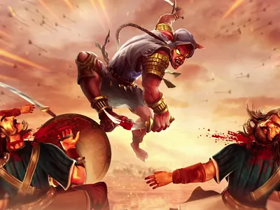 Kurukshetra | In-game Sequence 2danimation actionessentials aftereffect animation camara compositing ingameanimation motion graphics vfx