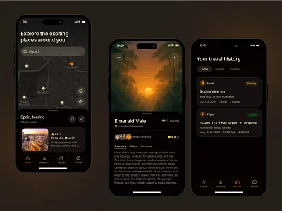 Triply - travel mobile app discovery ios mobile mobile app traveling trip trip app trips