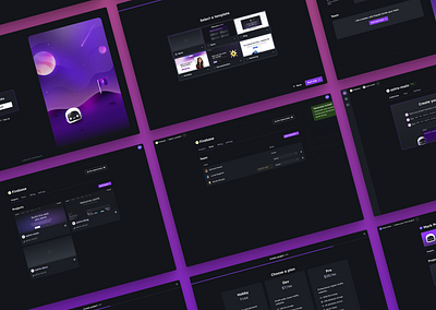 Astro Studio - Desktop App Design layout product design web app