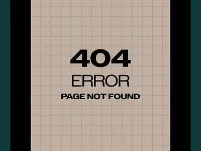 Share Your Most Creative 404 Error Page ⚠️ 404 art artwork design dribbble dribbble weekly warmup graphic design typography web design website