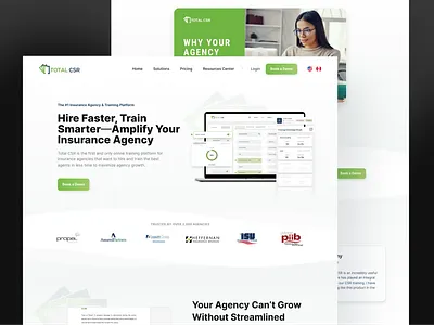 Total CSR ⎯ Website Redesign product design ui ui design ui ux design ux ui design web design website website design