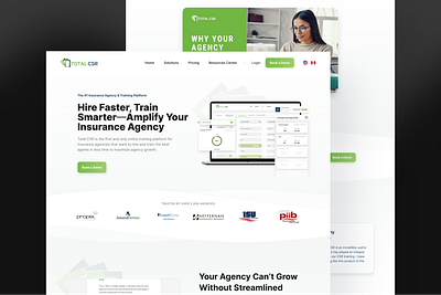 Total CSR ⎯ Website Redesign product design ui ui design ui ux design ux ui design web design website website design