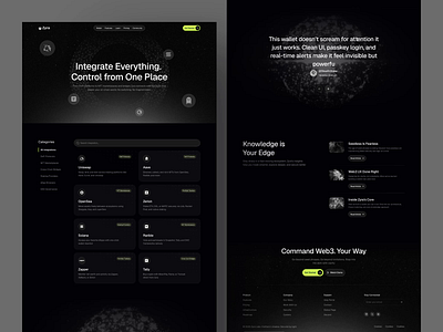 Zyra - Web3 Integration ai business clean crypto fintech integration integration flow investment modern nft payment technology typography ui ux wallet web3 web3 wallet website