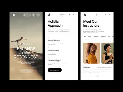 Flownest Studio Responsive Website branding design header health landing page mobile app responsive ui uiux web design website