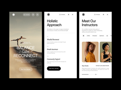 Flownest Studio Responsive Website branding design header health landing page mobile app responsive ui uiux web design website