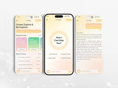 Ai Chat App Design ai ai chat app design app ui apps design branding landing page design product design ui ui design ui ux ux design
