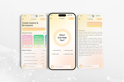 Ai Chat App Design ai ai chat app design app ui apps design branding landing page design product design ui ui design ui ux ux design