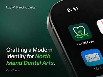 North Island Dental Arts – Logo Design app branding design graphic design logo ui ui design