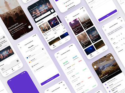 Cluster - Event booking app appexperience clean clusterdesign clusterui design dribbbledesign eventappdesign eventbookingapp eventdiscovery figma minimal mobileappdesign paymentflow productdesign uidesign
