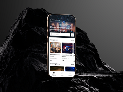 Cluster in Action appshowcase clean clusterdesign design dribbbledesign eventbookingapp eventdiscovery figma minimal mobileappdesign mobileux productdesign uidaily uxinspiration