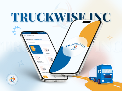Truckwise INC - Mobile App app design flat minimalist mobile app rental trailers truck ui uiux ux