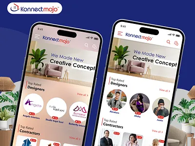 Konnectmojo – Home Décor Application app design app developers app development company mobile app development