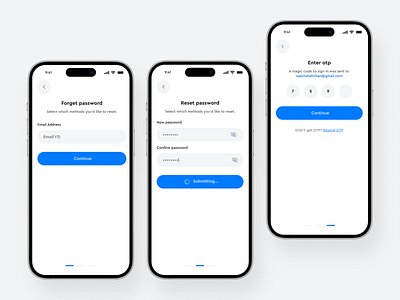 Modern Forget Password Screen – Clean UI/UX 2fa appredesignux authentication ui authenticationux cleanappdesign figmaappdesign forgotpasswordui login form minimalappui mobile app design mobileappuiux mvpappdesign onboardingui otp verification registration reset password settings screen sign in sign up two factor verification