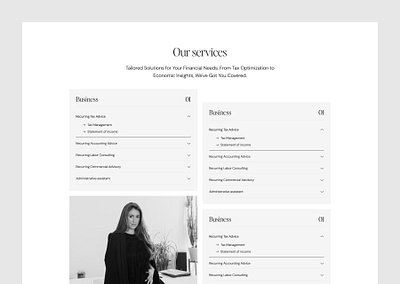 Services design for Tax Advisor & Economist website corporate economist graphic design illustration landing lawyer minimal modern services tax web web design website website design