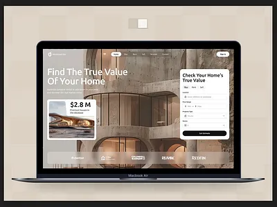 Rent Estimate Web Platform Redesign animation calculator design design agency homepage modern design online real estate redesign rental ui ux video web web design concept web design template web platform website