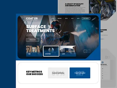 Coater design drawingart responsive ui ux web website