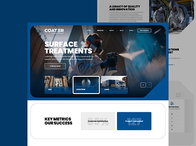 Coater design drawingart responsive ui ux web website