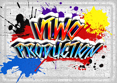 A Design Graffity Of VTWO Production graphic design