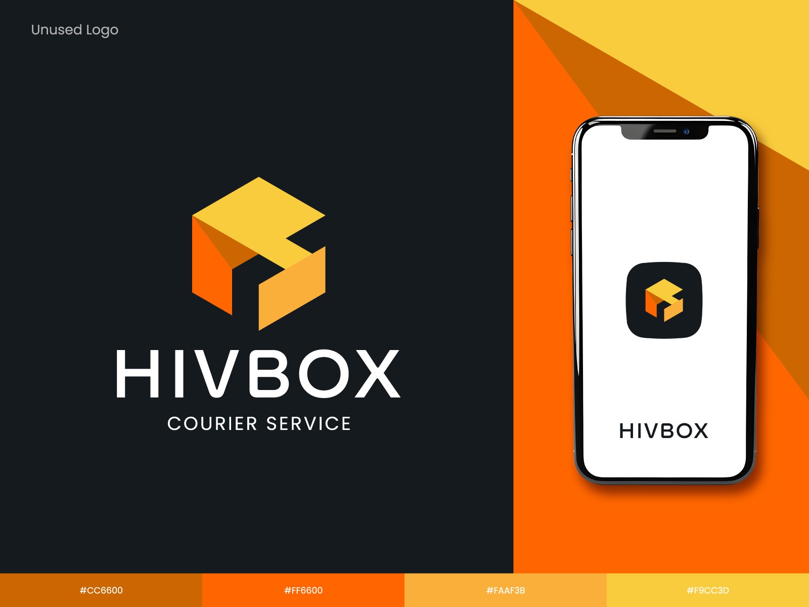 HIVBOX Logo Design H + Box Icon for Courier & Delivery Service box icon logo brandidentity branding courier brand courier logo courier service logo creative logo delivery app logo delivery service logo fast delivery logo geometric logo h logo design logistics branding logistics logo logo logo design logotype modern logo print ready logo professional logo