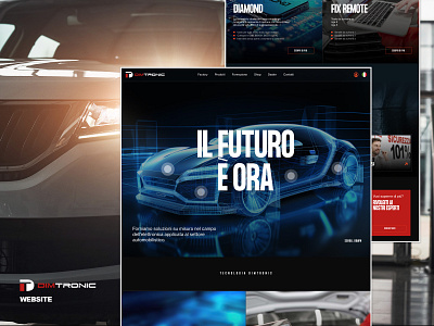 Dimtronic - Automotive Innovation ui web design wordpress