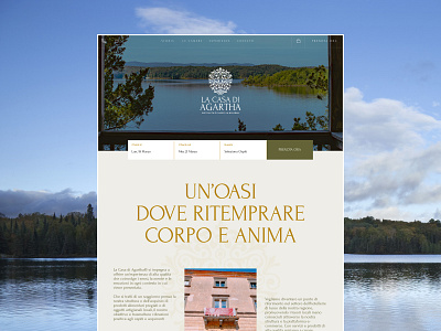 La Casa di Agartha Bed & Breakfast figma layout ui web design wordpress