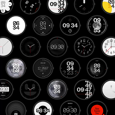 Watch Face ai android animation illustration interface ios nothing os slide
