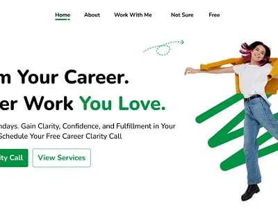 Landing Page branding graphic design ui