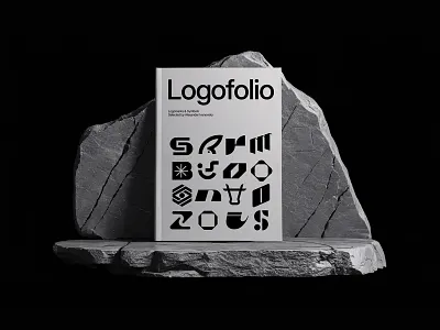Logofolio book collection cover graphic design logo logo design logodesign logofolio logomark logotype minimal minimalist personal presentation simple symbol